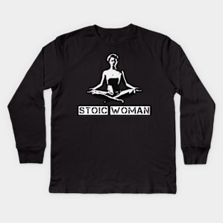 Stoic Woman Kids Long Sleeve T-Shirt